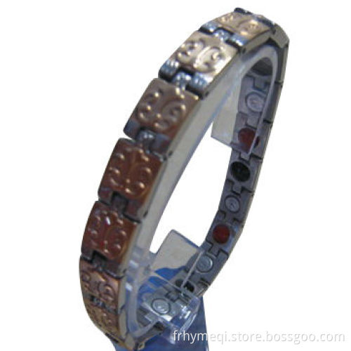 Bracelet for Ladies with IP Gold Plating, Add Germanium Elements